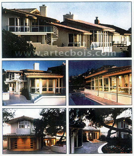 villa californienne construction bois