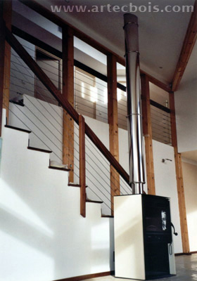 rampe pour escalier d'interieur